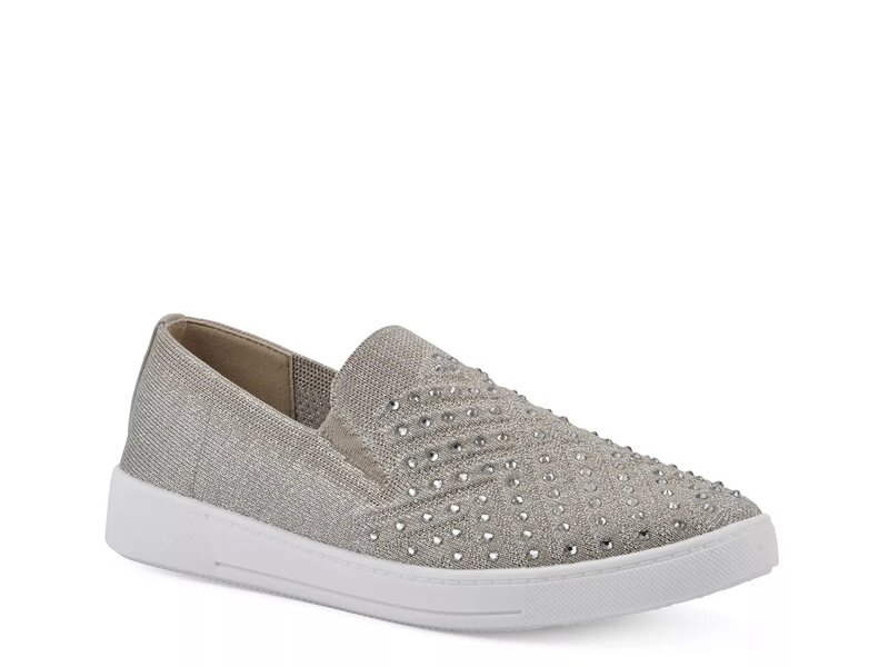 白いこと牟礼 レディース シューズ スニーカー White Mountain Upbring Slip-On Sneaker Gold Metallic ゴールド