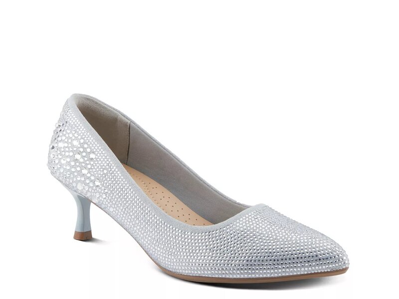 パトリシア レディース シューズ パンプス Patrizia Tyanna Pump Silver Metallic しろがね色