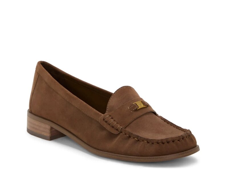 ヴィンスカムート レディース シューズ スリッポン・ローファー Vince Camuto Colin Loafer Toasted Taupe Suede トープ