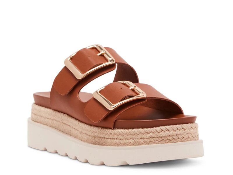 マッデンガール レディース シューズ サンダル プラットホーム Madden Girl Mythical Espadrille Platform Sandal Dark Caramel コンフォートサンダル-靴-レディース靴