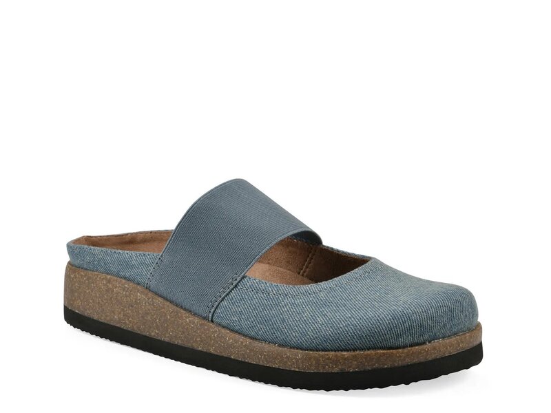ホワイトマウンテン レディース シューズ サンダル White Mountain Bassi Clog Blue Leather ブルー｜ReVida 店