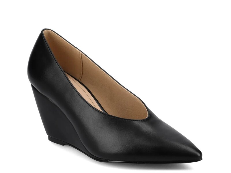 ジャーニー レディース シューズ パンプス Journee Danika Wedge Pump Black ブラック|ReVida 店