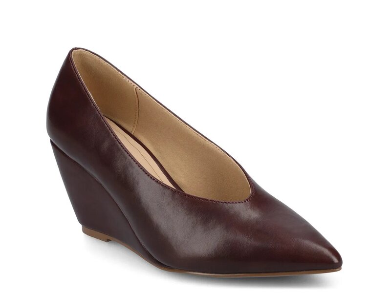ジャーニー レディース シューズ パンプス Journee Danika Wedge Pump Oxblood オックスブラッド|ReVida 店
