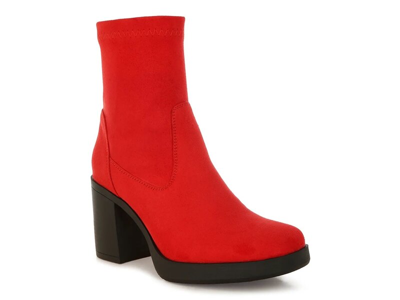 ロンドンラグ レディース シューズ ブーツ・レインブーツ London Rag Enito Bootie Red レッド