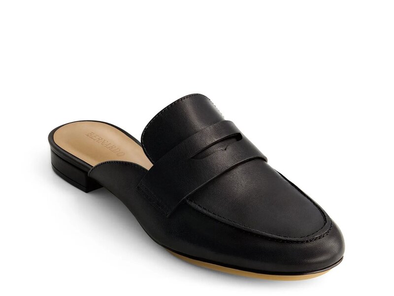 ベルナルド レディース シューズ サンダル Bernardo Balda Mule Black Leather ブラック