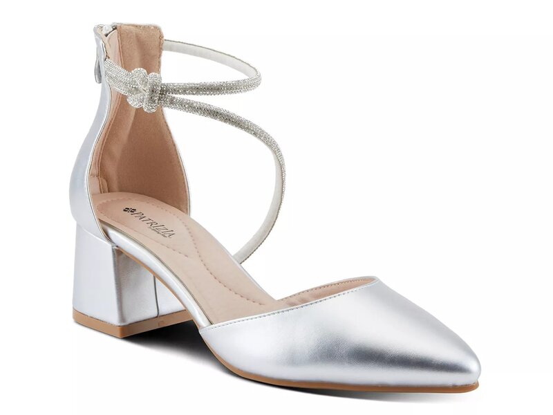 パトリシア レディース シューズ パンプス Patrizia Eluned Pump Silver Metallic しろがね色