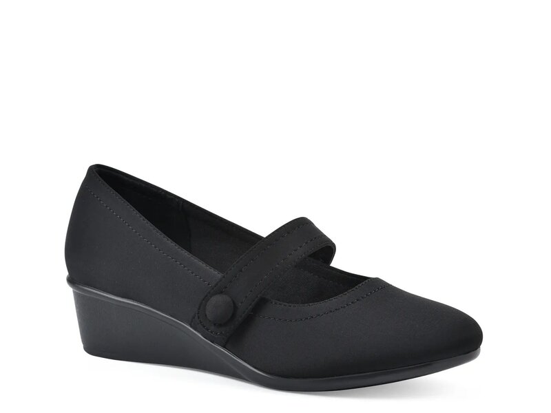 クリフバイホワイトマウンテン レディース シューズ パンプス Cliffs by White Mountain Brightly Wedge Pump Black ブラック