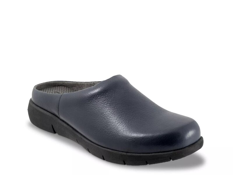 ソフトウォーク レディース シューズ サンダル Softwalk Andria Mule Navy ネイビー