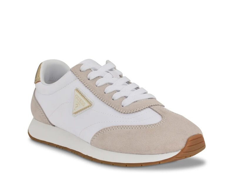 ゲス レディース シューズ スニーカー Guess Joggin Sneaker White/Taupe ホワイト