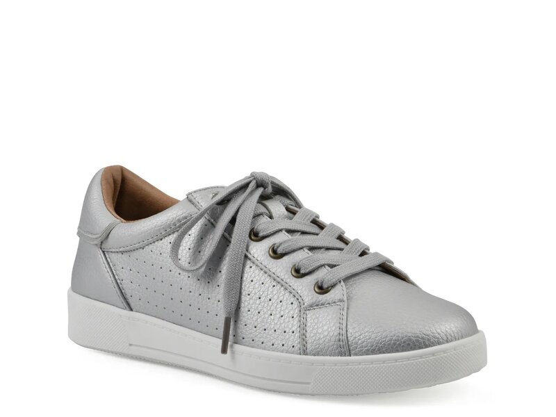 白いこと牟礼 レディース シューズ スニーカー White Mountain Uniform Sneaker Silver しろがね色