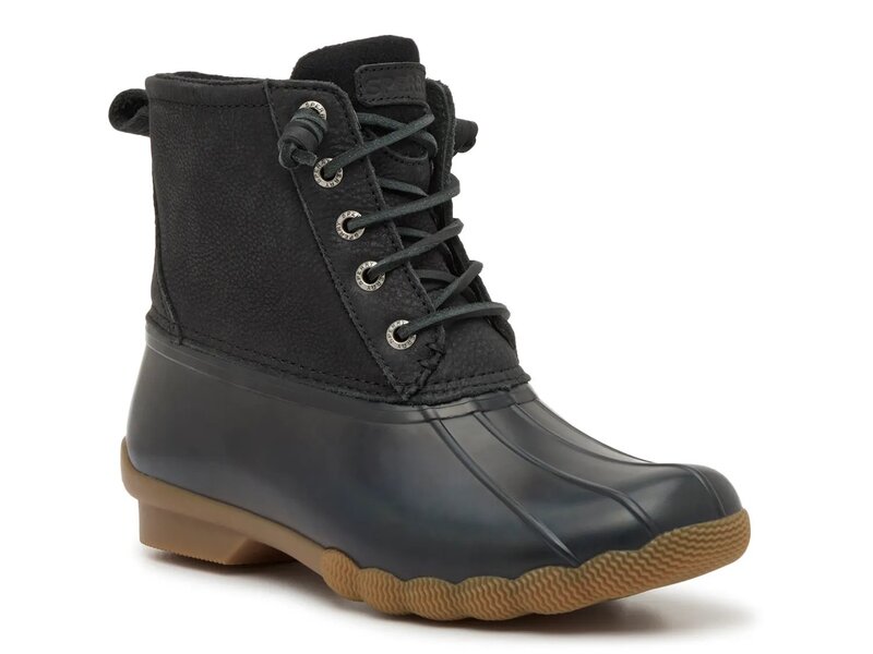 スペリー レディース シューズ ブーツ・レインブーツ Sperry Raina Duck Boot Black ブラック｜ReVida 店