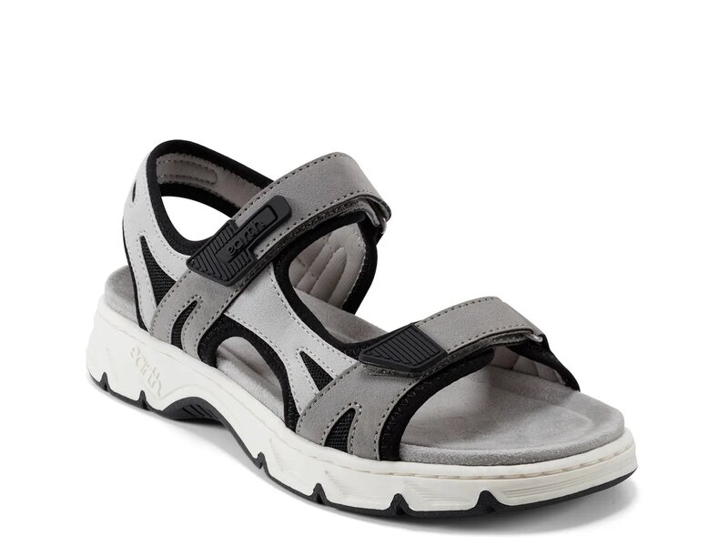 アース レディース シューズ サンダル Earth Venny Sandal Grey/Black ブラック