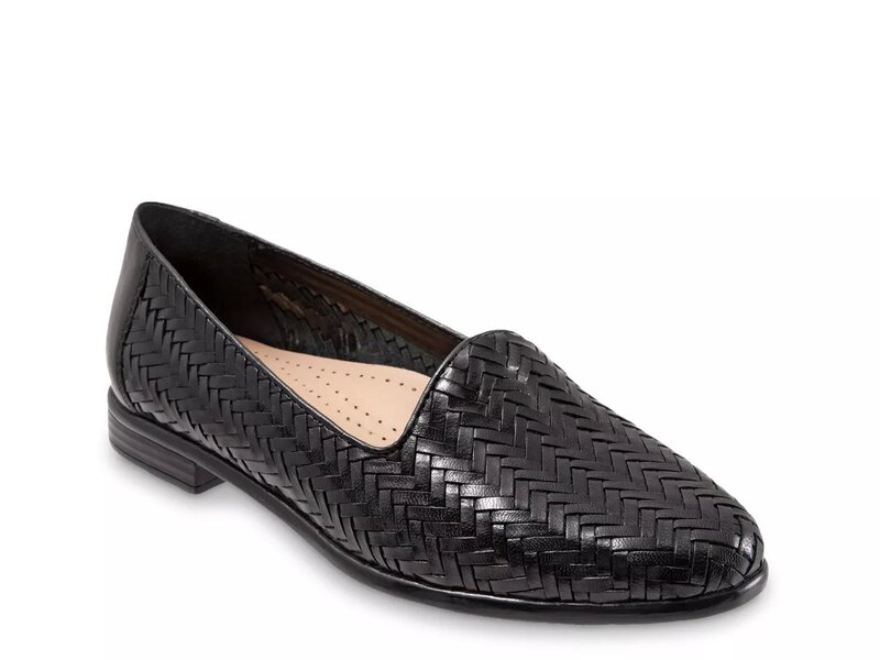 トロッターズ レディース シューズ スリッポン・ローファー Trotters Liz III Slip-On Black 黒いこと ローファー-靴-レディース靴