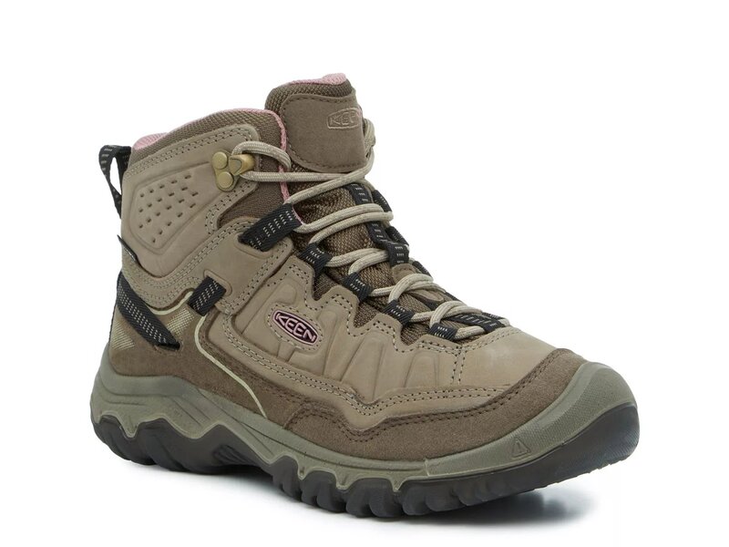 キーン レディース シューズ ブーツ・レインブーツ Keen Targhee IV Waterproof Hiking Boot - Women's Brindle Taupe/Nostalgia Rose トープ｜ReVida 店 38,220円