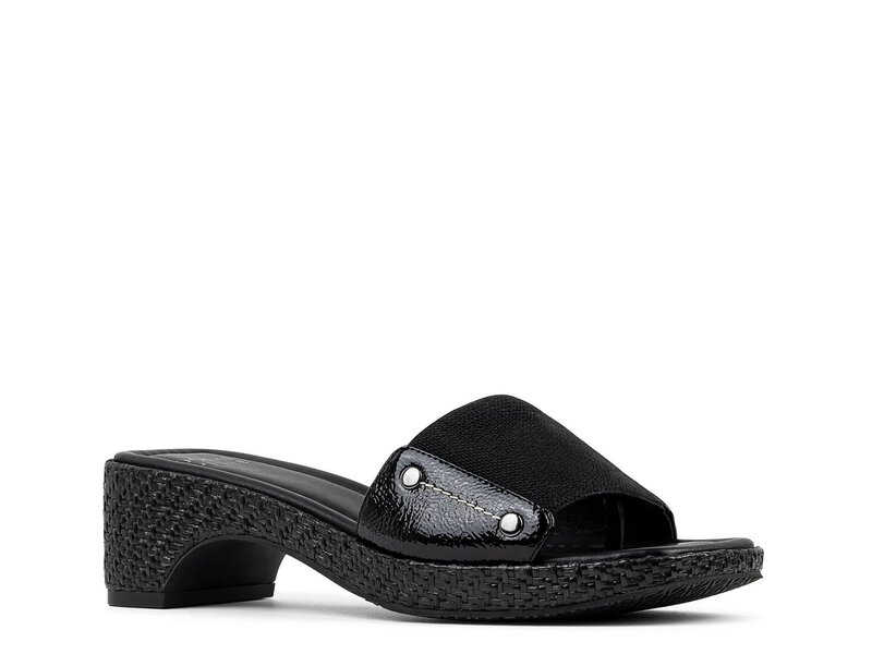 ドナルドプリネール レディース シューズ サンダル プラットフォーム Donald Plinerodeo Platform Sandal Black Textile ブラック