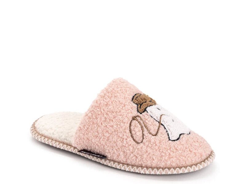 ムクルクス レディース シューズ サンダル MUK LUKS Novelty Punch Needle Slipper - Women's Light Pink Cowgirl Ghost ピンク