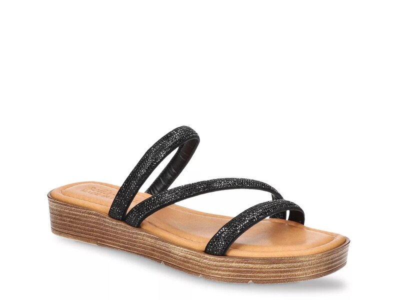 ベラヴィータ レディース シューズ サンダル プラットフォーム Bella Vita Ona-Italy Platform Wedge Sandal Black ブラック