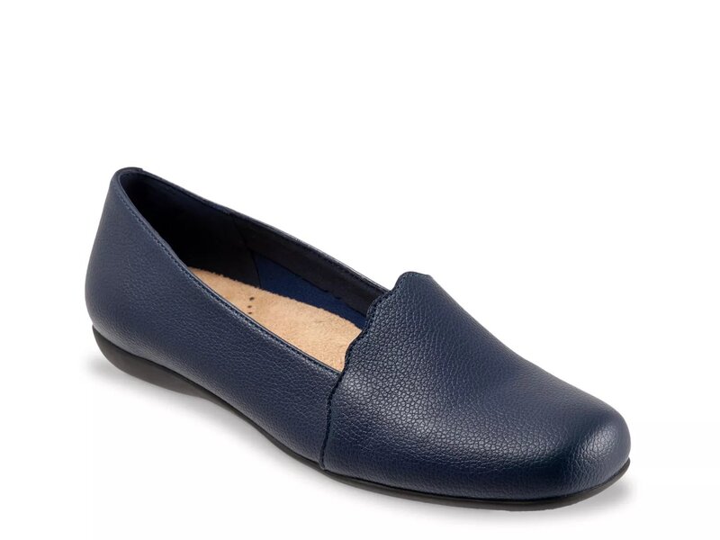 トロッターズ レディース シューズ スリッポン・ローファー Trottersage Loafer Navy 米国海軍 レディース靴-ローファー-靴