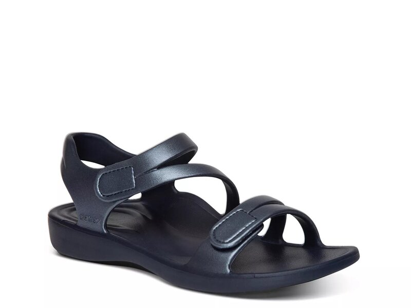 エイトレックス レディース シューズ サンダル Aetrex Jillian Sport Sandal Navy ネイビー