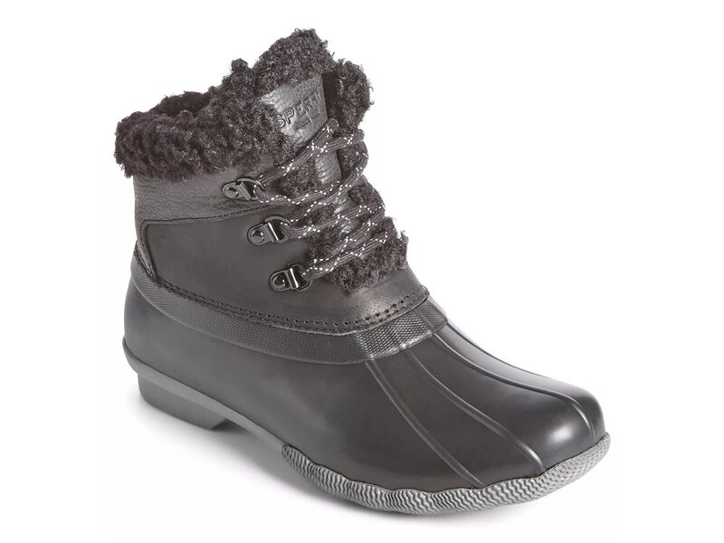 スペリー レディース シューズ ブーツ・レインブーツ Sperry Saltwater Alpine Bootie Black ブラック