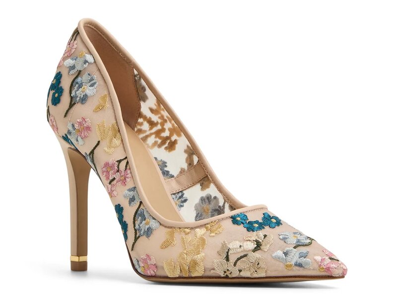 テッドベーカー レディース シューズ パンプス Ted Baker Cara Icon Pump Multicolor Floral Print マルチ色つや