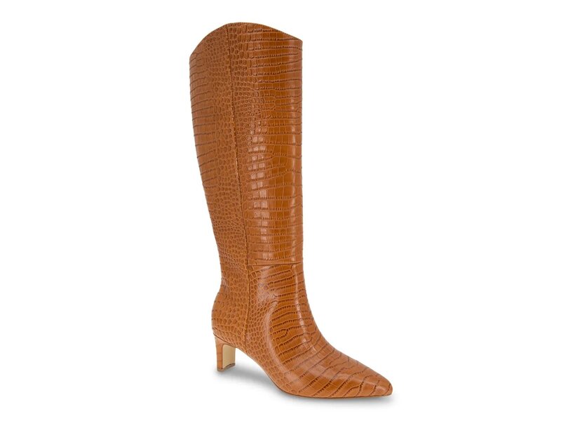 アンドレアース レディース シューズ ブーツ・レインブーツ Andre Assous Waverly Boot Cognac Snake Print