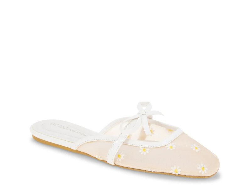 BCB ジェネレーション レディース シューズ サンダル BCBGeneration Hildana Mule White Floral Mesh ホワイト｜ReVida 店