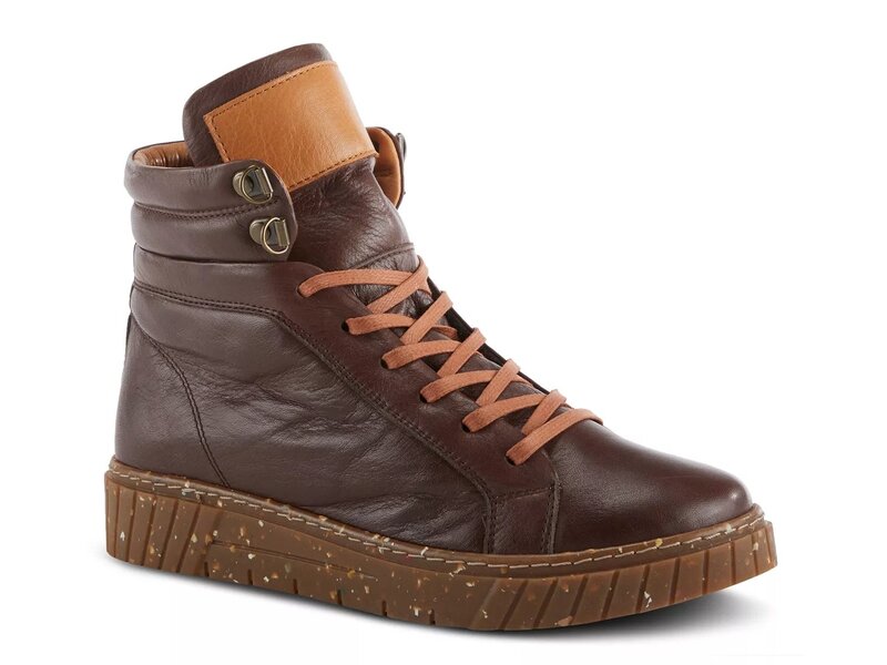 スプリングステップ レディース シューズ スニーカー Spring Step Rollara High-Top Sneaker Dark Brown ブラウン