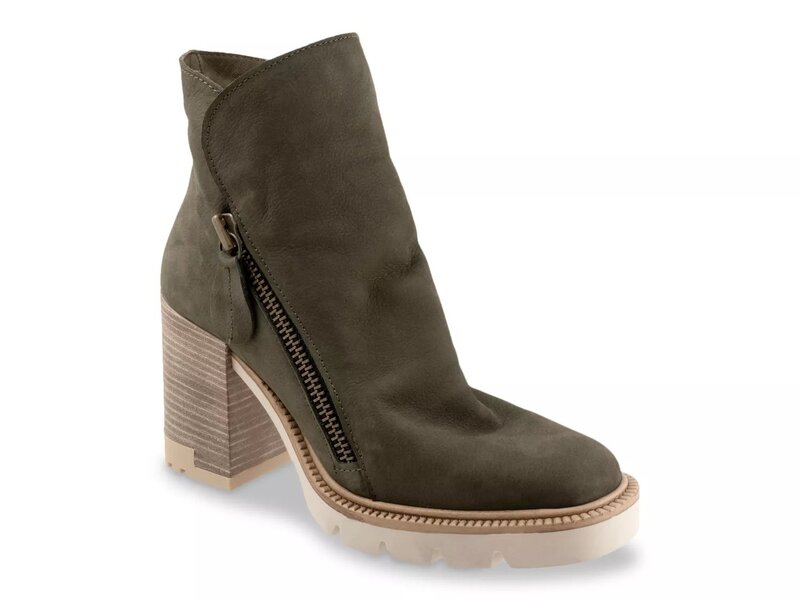 ブエノ レディース シューズ ブーツ・レインブーツ Bueno Elliott Bootie Army Greenubuck グリーン|ReVida 店