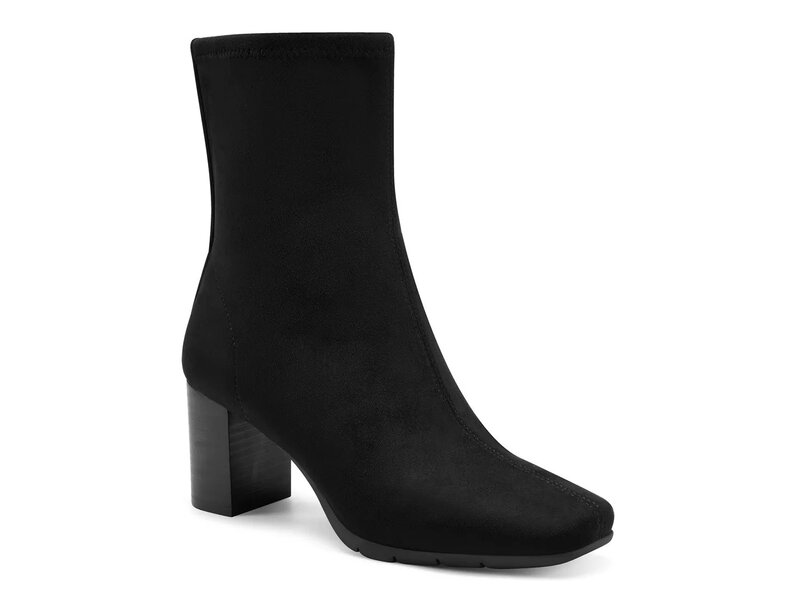 エアロソールズ レディース シューズ ブーツ・レインブーツ Aerosoles Miley Bootie Black Stretch ブラック