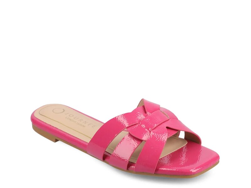 ジャーニー レディース シューズ サンダル Journee Arrina Slide Sandal - Women's Hot Pink ピンク