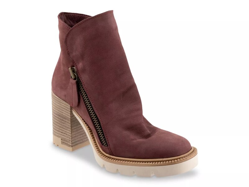 ブエノ レディース シューズ ブーツ・レインブーツ Bueno Elliott Bootie Dark Wine Red Nubuck レッド