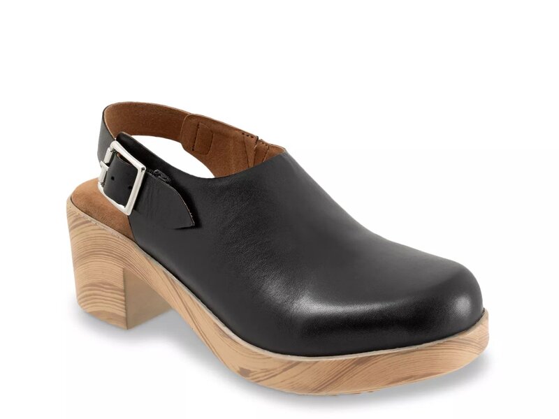 ソフトウォーク レディース シューズ サンダル Softwalk Fairbanks Clog Black ブラック｜ReVida 店