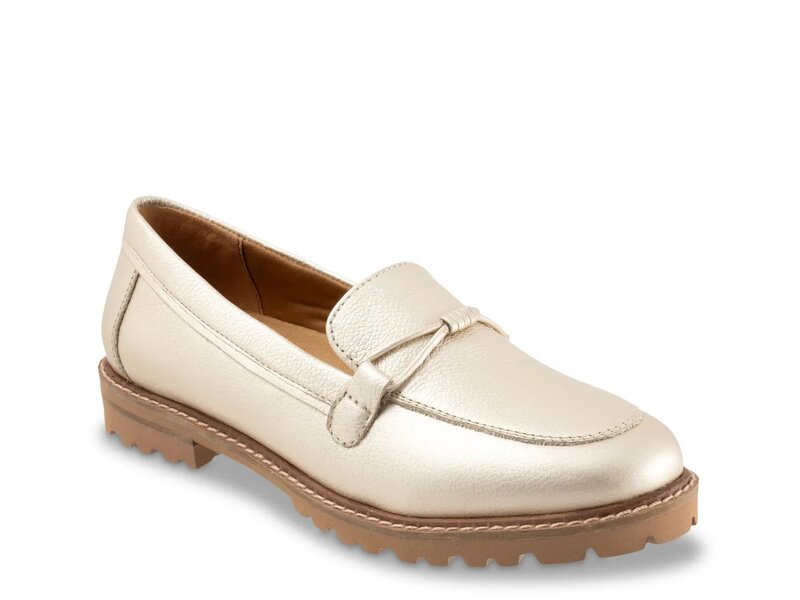 トロッターズ レディース シューズ スリッポン・ローファー Trotters Fiora Loafer Champagne 三鞭酒