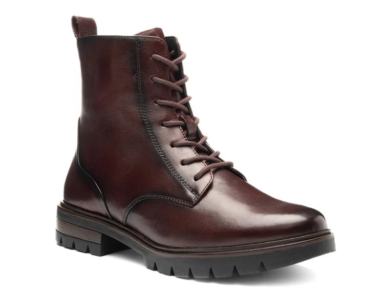 アラ レディース シューズ ブーツ・レインブーツ Ara Chatham Bootie Dark Red レッド