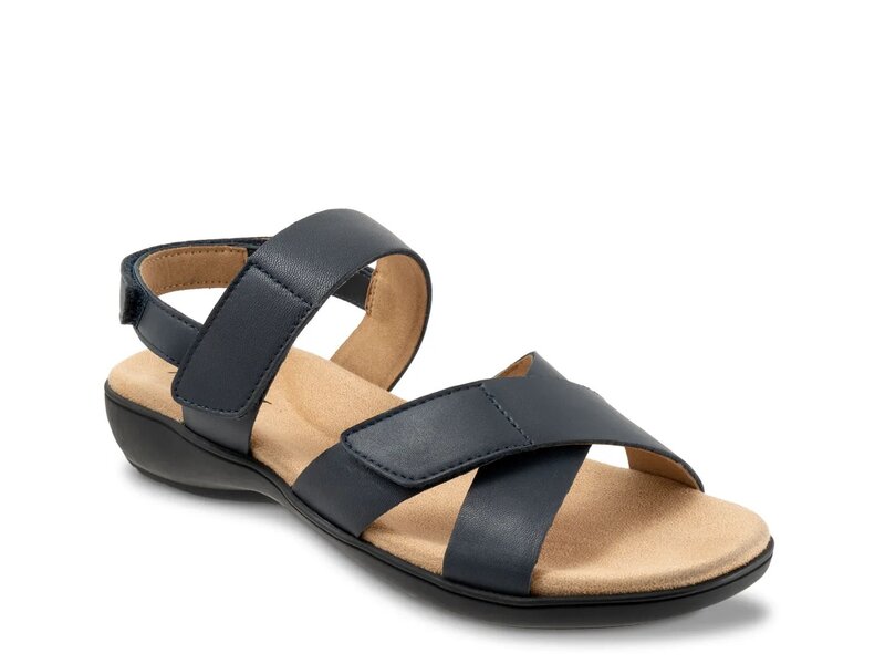 トロッターズ レディース シューズ サンダル Trotters River Sandal Navy ネイビー