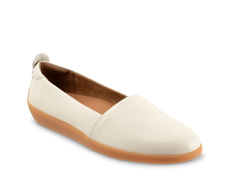 ソフトウォーク レディース シューズ スリッポン・ローファー Softwalk Deva Slip-On Off White Leather オフホワイト