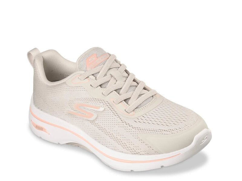 スケッチャーズ レディース シューズ スニーカー Skechers GO WALK Arch Fit 2.0 Cassy Sneaker - Women\u0027s Natural Beige ベージュ