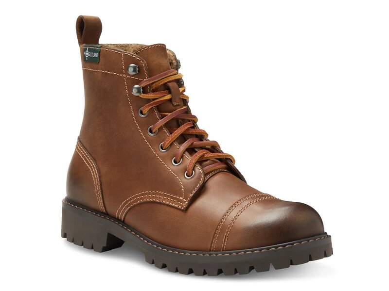 パン種地びた メンズ シューズ ブーツ・レインブーツ Eastland Ethan Boot Dark Brown 赤銅色