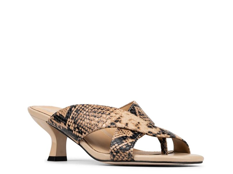 ドナルドプリネール レディース シューズ サンダル Donald Pliner Kaysha Sandal Sand Snake Print サンド｜ReVida 店