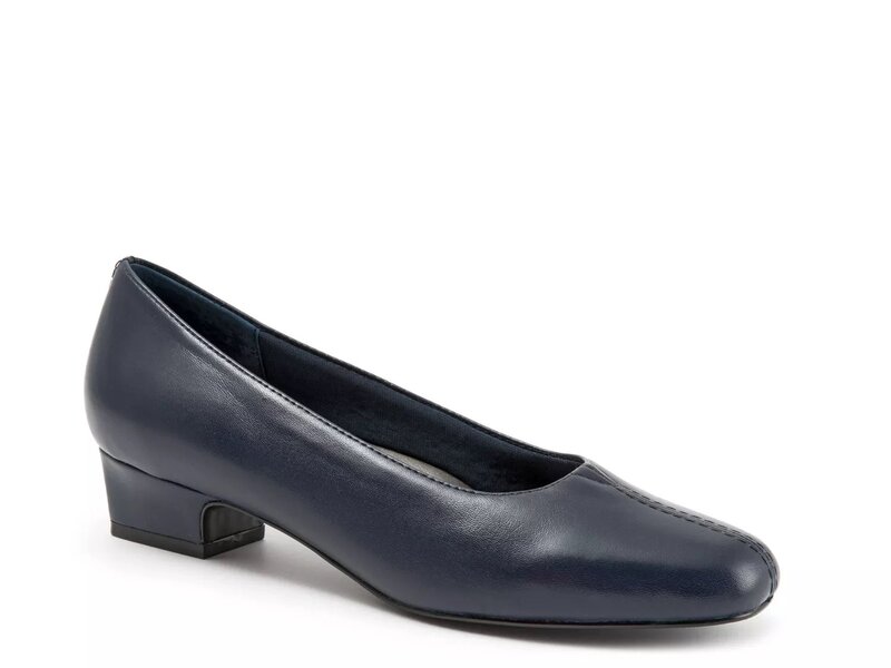 トロッターズ レディース シューズ パンプス Trotters Doris Pump Navy 米国海軍 靴-レディース靴-パンプス