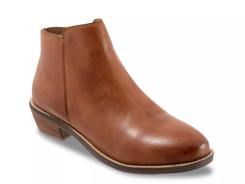 ホンブルグ帽ウォーク レディース シューズ ブーツ・レインブーツ Softwalk Rocklin Bootie Cognac 靴-レディース靴