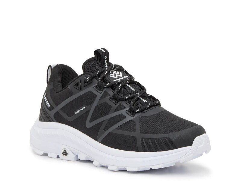 御機嫌テック レディース シューズ スニーカー Hi-Tec Aww Mauna Waterproof Trail Shoe - Women\u0027s Black/White 白いこと
