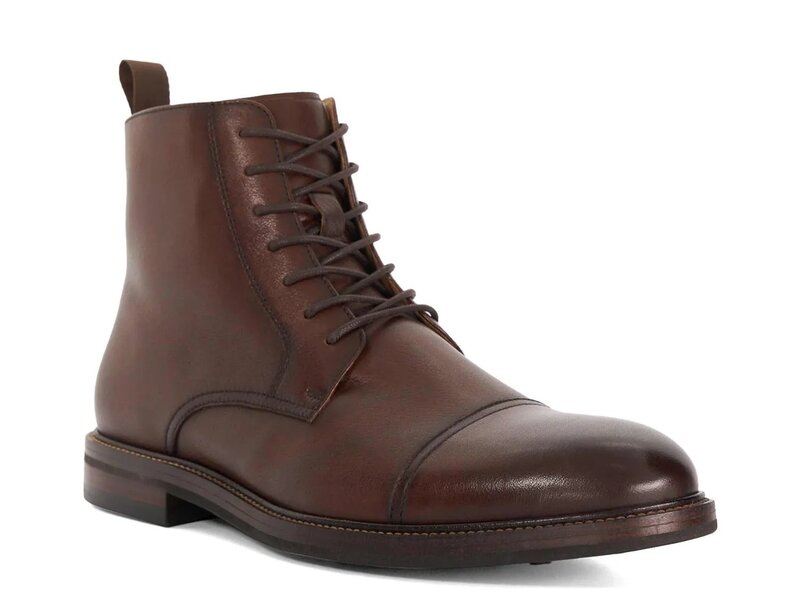 デューンロンドン メンズ シューズ ブーツ・レインブーツ Dune London Matias Boot Dark Brown 赤銅色