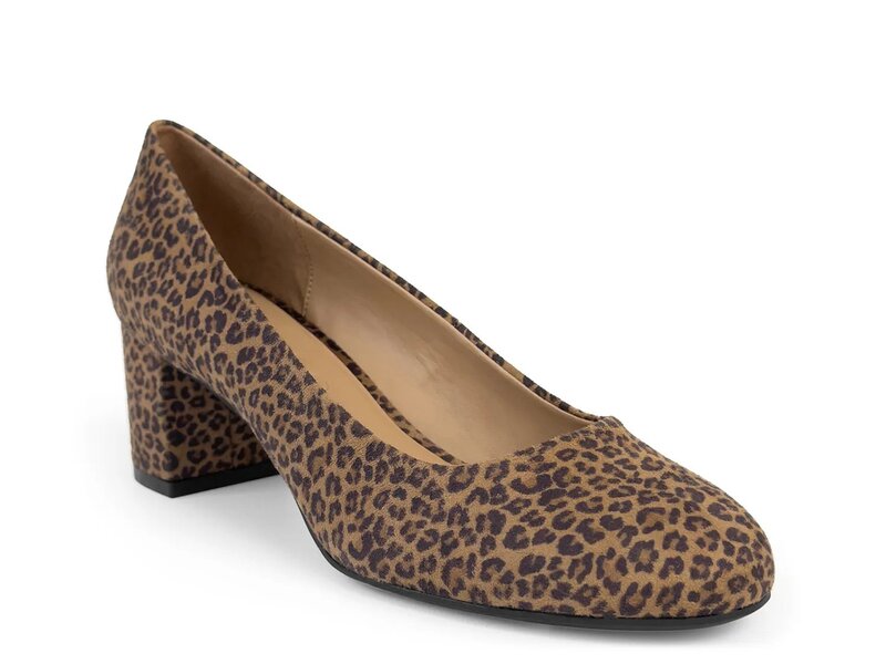 エアロソールズ レディース シューズ パンプス Aerosoles Ebel Pump Tan/Black Leopard Print Synthetic ブラック