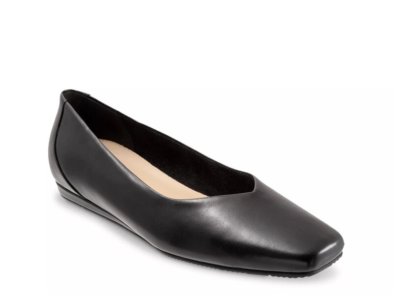 ホンブルグ帽ウォーク レディース シューズ パンプス Softwalk Vellore Ballet Flat Black 黒いこと