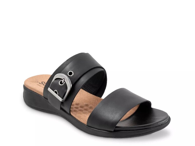 ソフトウォーク レディース シューズ サンダル Softwalk Toki Sandal Black ブラック