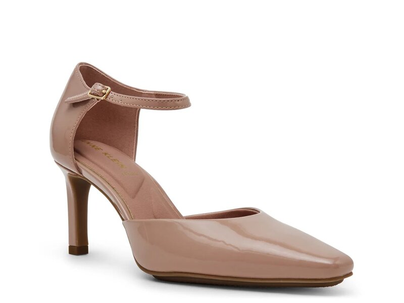 アンクライン レディース シューズ パンプス Anne Klein Robyn Pump Beige Patent ベージュ|ReVida 店