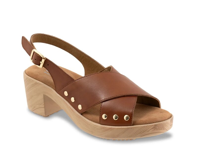 ソフトウォーク レディース シューズ サンダル プラットフォーム Softwalk Florence Platform Sandal Dark Brown ブラウン｜ReVida 店