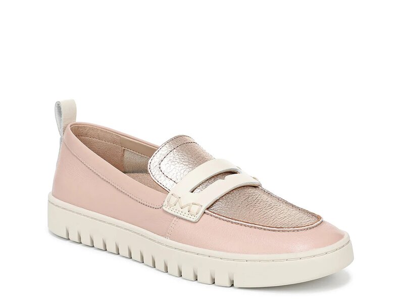 バイオニック レディース シューズ スリッポン・ローファー Vionic Uptown Penny Loafer Light Pink サクラ色 靴-レディース靴
